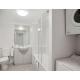 Bathroom and in-residence laundry.
 - Aligned Corporate Residences Williamstown