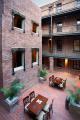 Inner courtyard
 - Coppin Apartments on Little Bourke