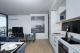 Kitchen and living in all apartments
 - R Hotel Geelong