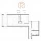 Two Bedroom Apartment Floor Plan  - R Hotel Geelong