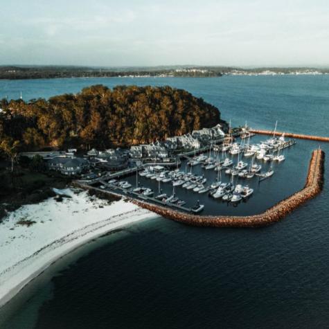 Aerial View - Anchorage Port Stephens