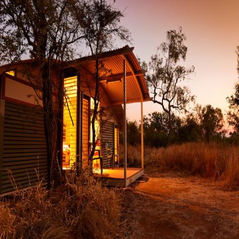 Bungle Bungle Savannah Lodge Cabin at Night
- Bungle Bungle Savannah Lodge