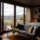 An open plan cabin with views in all rooms
 - Kangaroo Ridge Retreat