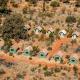 Drone of the Bush Tent Accommodation - Kings Creek Station