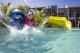 Fun on the water slides
 - RACV Noosa Resort