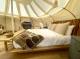 Inside luxury tent
 - Rangelands Outback Camp
