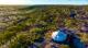 Drone shot of Luxury tent on the mesa
 - Rangelands Outback Camp