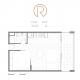One Bedroom Apartment Floor Plan - Oaks R Suites Geelong