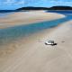Drone shot of beach and Jeep - 4WD Beach Adventure Sunny Jeeps