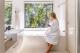 Bathroom overlooking the view 
 - Tranquil Getaways on Obi Maleny