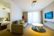 Living Room 1 Bedroom apartment - Voyages Emu Walk Apartments